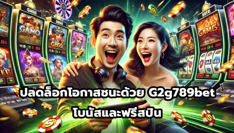 ปลดล็อกโอกาสชนะด้วย G2g789bet โบนัสและฟรีสปิน-9
