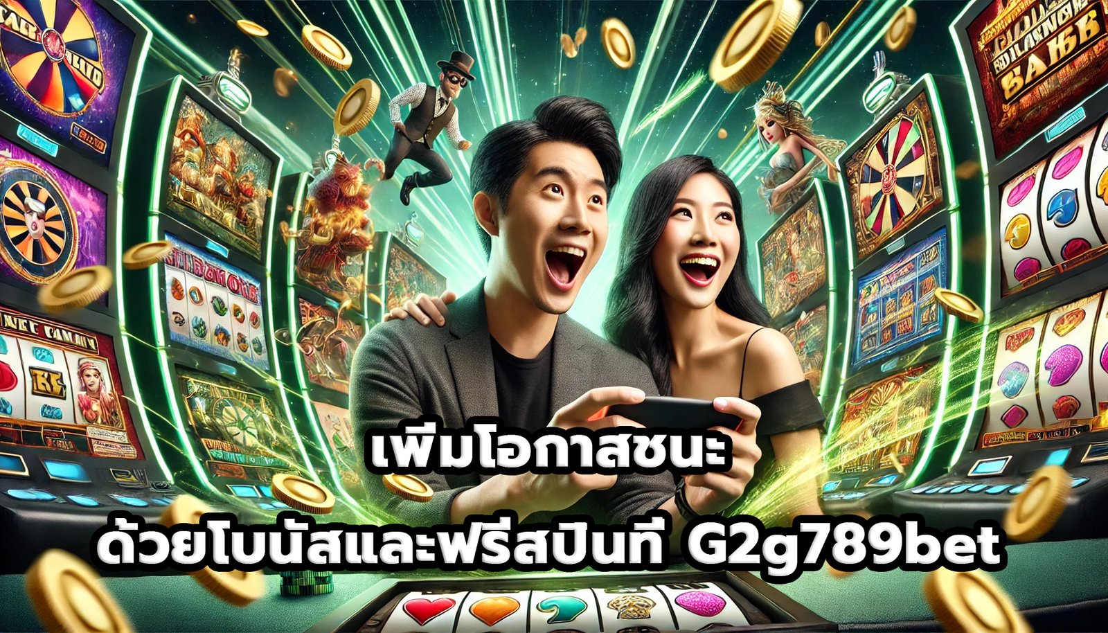 เพิ่มโอกาสชนะด้วยโบนัสและฟรีสปินที่ G2g789bet-8